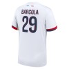 Original Fußballtrikot Paris Saint-Germain Bradley Barcola 29 Auswärtstrikot 2024-25 Für Herren